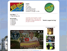 Tablet Screenshot of bighotdog.com